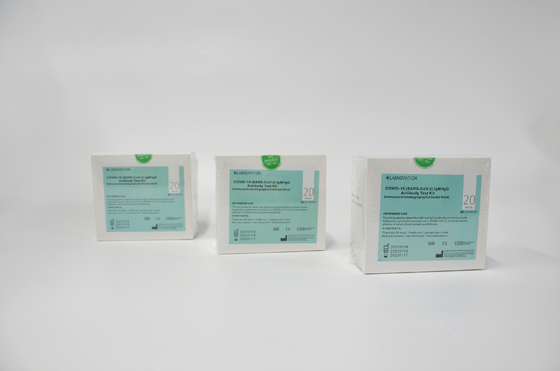 20PCS SARS-CoV-2 एंटीबॉडी रैपिड टेस्ट किट इम्यूनोक्रोमैटोग्राफी