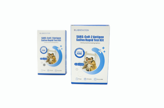 आईएसओ SARS-CoV-2 लार सेल्फ टेस्ट किट इम्यूनोक्रोमैटोग्राफी सेल्फ स्वैब टेस्ट किट