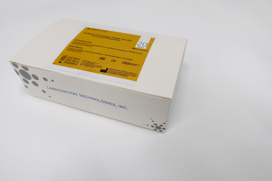 20PCS SARS-CoV-2 Ag रैपिड टेस्ट डिवाइस 15 मिनट नेज़ल स्वैब टेस्ट किट