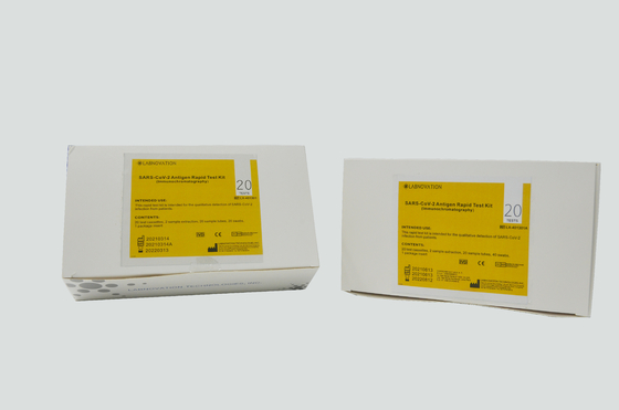 20PCS SARS-CoV-2 Ag रैपिड टेस्ट डिवाइस 15 मिनट नेज़ल स्वैब टेस्ट किट