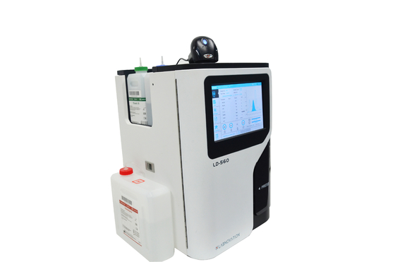 LD-560 पूरी तरह से स्वचालित HbA1c परीक्षण विश्लेषक IVD नैदानिक ​​अभिकर्मक Hba1c मशीन