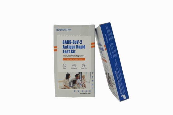 SARS-CoV-2 Nucleocapsid CE प्रमाणित एकल पैकिंग एंटीजन सेल्फ टेस्ट किट का पता लगाना