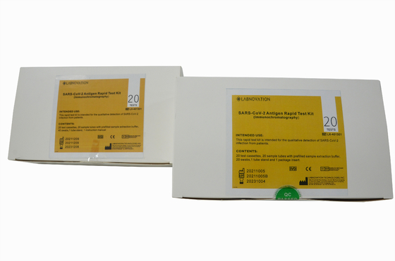 एंटीजन टेस्ट SARS-CoV-2 एंटीजन रैपिड टेस्ट किट ISO13485 MSDS 10-15 मिनट में