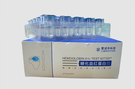 LD100 POCT हेमटोलॉजी HbA1c टेस्ट एनालाइज़र बोरोनेट एफ़िनिटी हीमोग्लोबिन A1c टेस्ट किट