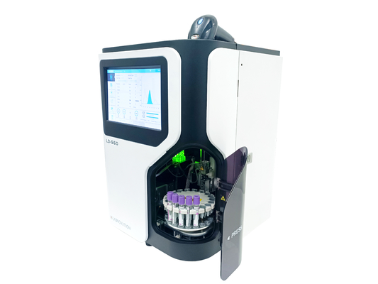 Labnovation LD-560 पूर्ण स्वचालित HbA1c विश्लेषक IFCC NGSP प्रमाणित दोहरी मोड विकल्प