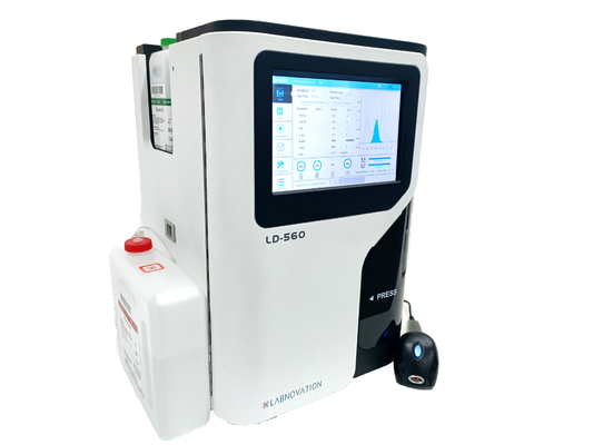 HbA1c विश्लेषक LD-560 Labnovation HbA1c परीक्षण के लिए नवीनतम विश्लेषक IFCC और NGSP प्रमाणित